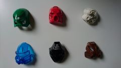 Toa 2001 Masks Prototypes (front)